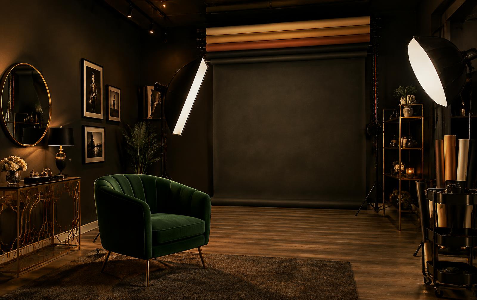 Inside the Selam Photo Studio in Lilburn